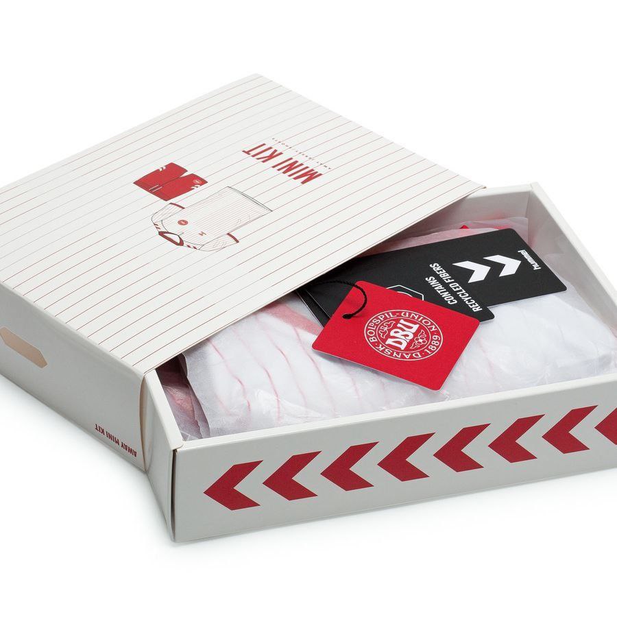 Denmark Mini Kit Away Kids Apparel 2026/27