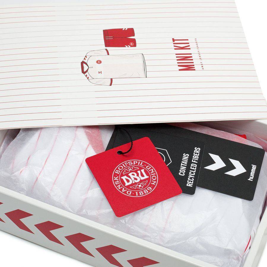 Denmark Mini Kit Away Kids Apparel 2026/27