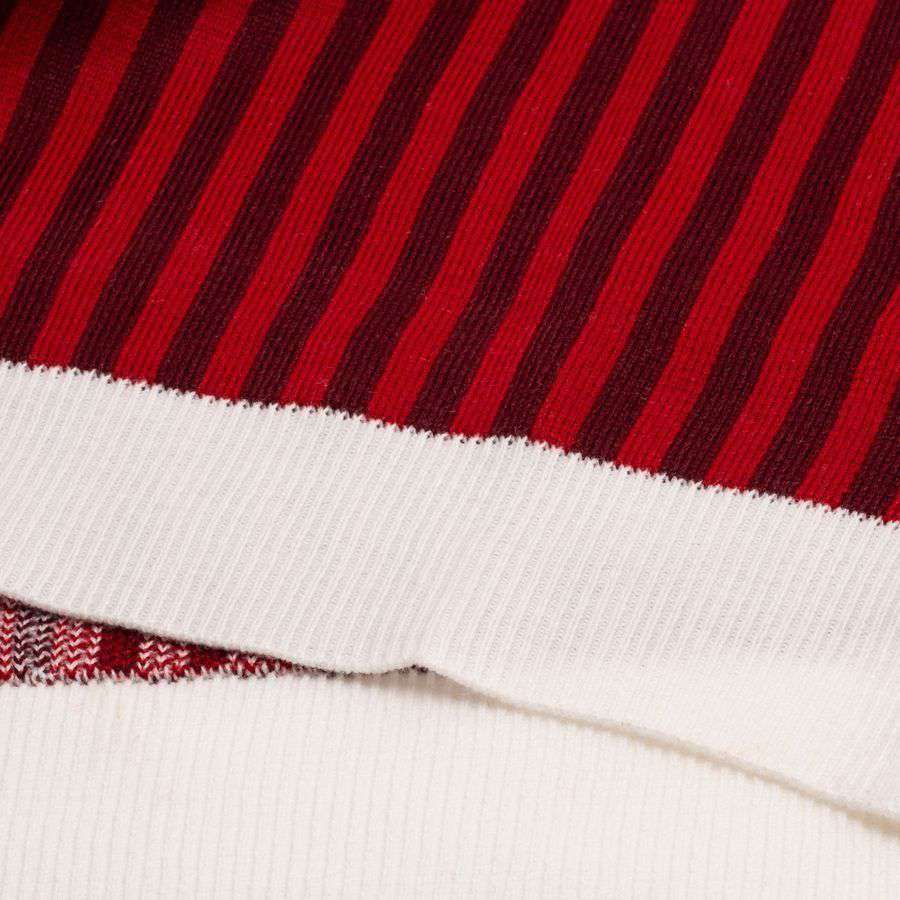 Denmark Christmas Jumper Red/White Kids Apparel