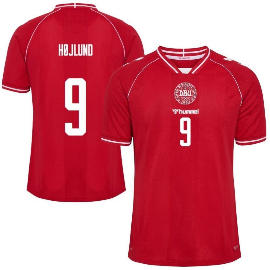 Denmark Pro Player Edition HØJLUND 9 Home Kit 2026/27