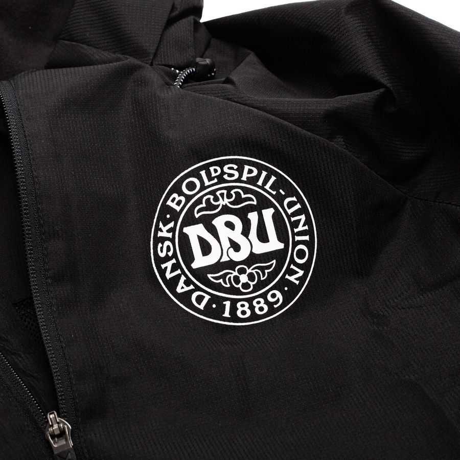 Denmark Jacket All Weather Black/White Jersey hmlLEAD 2.0