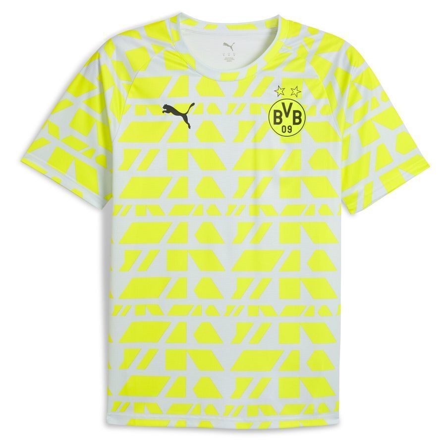 Dortmund Pre Match Alert/Silver Metallic Training Yellow Uniform T