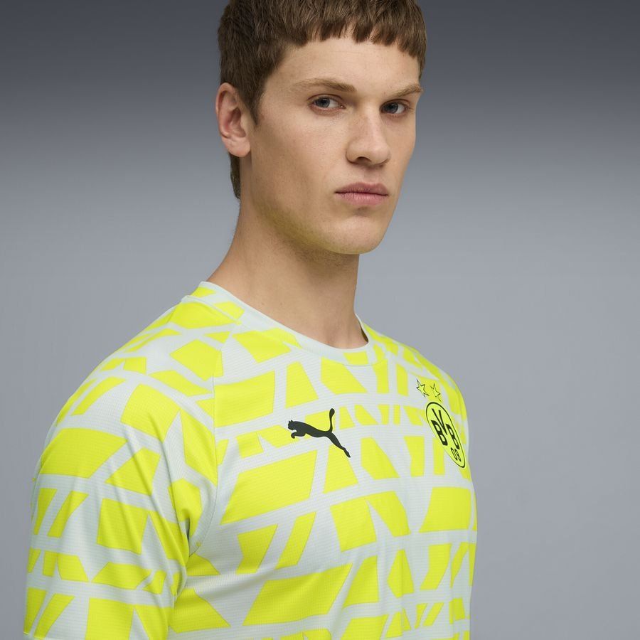 Dortmund Pre Match Alert/Silver Metallic Training Yellow Uniform T