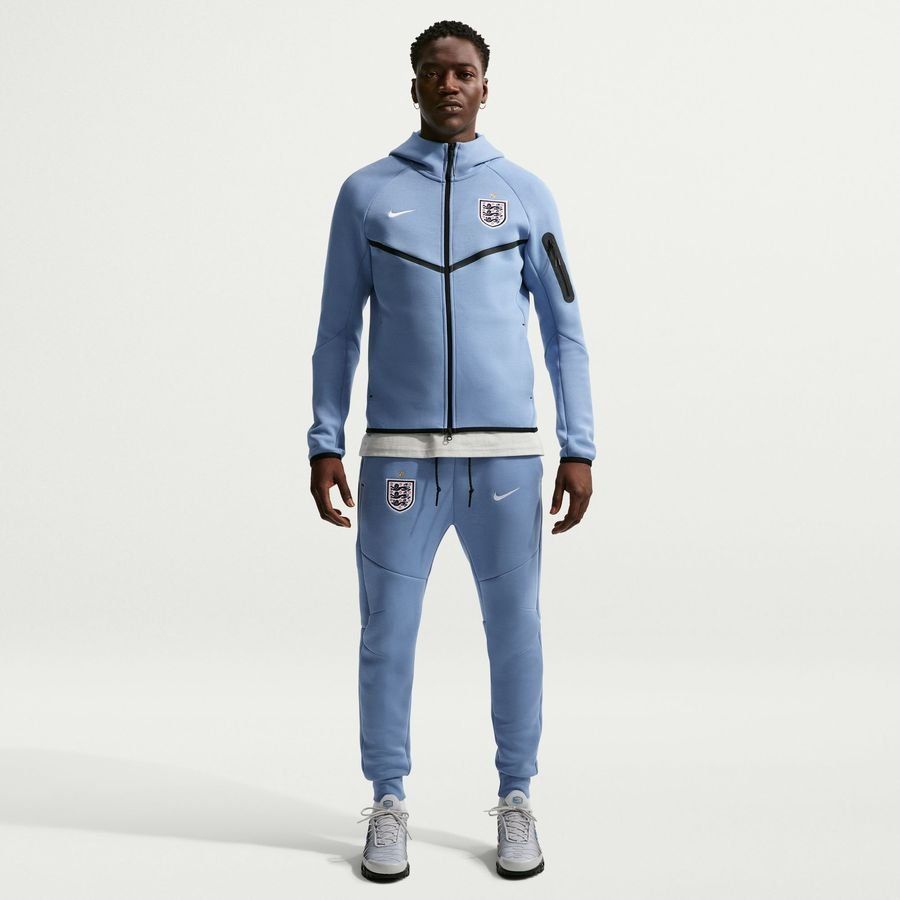 2026 England Hoodie NSW Tech Fleece FZ World Cup Work Blue/White Apparel