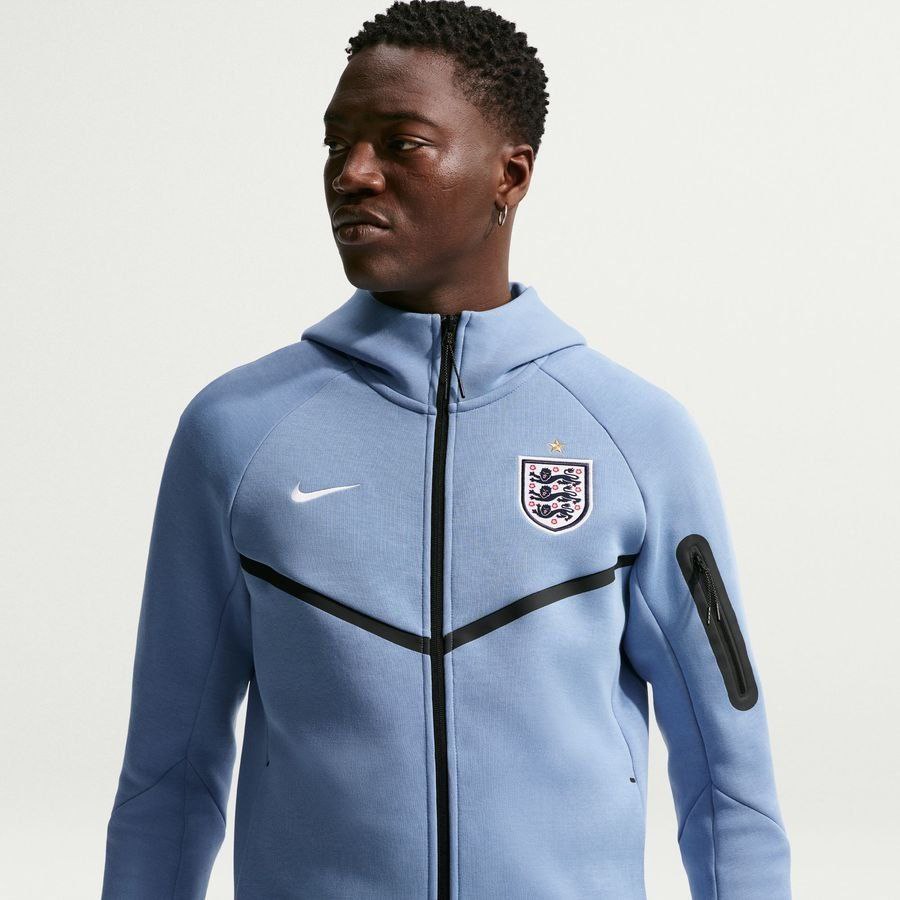 2026 England Hoodie NSW Tech Fleece FZ World Cup Work Blue/White Apparel