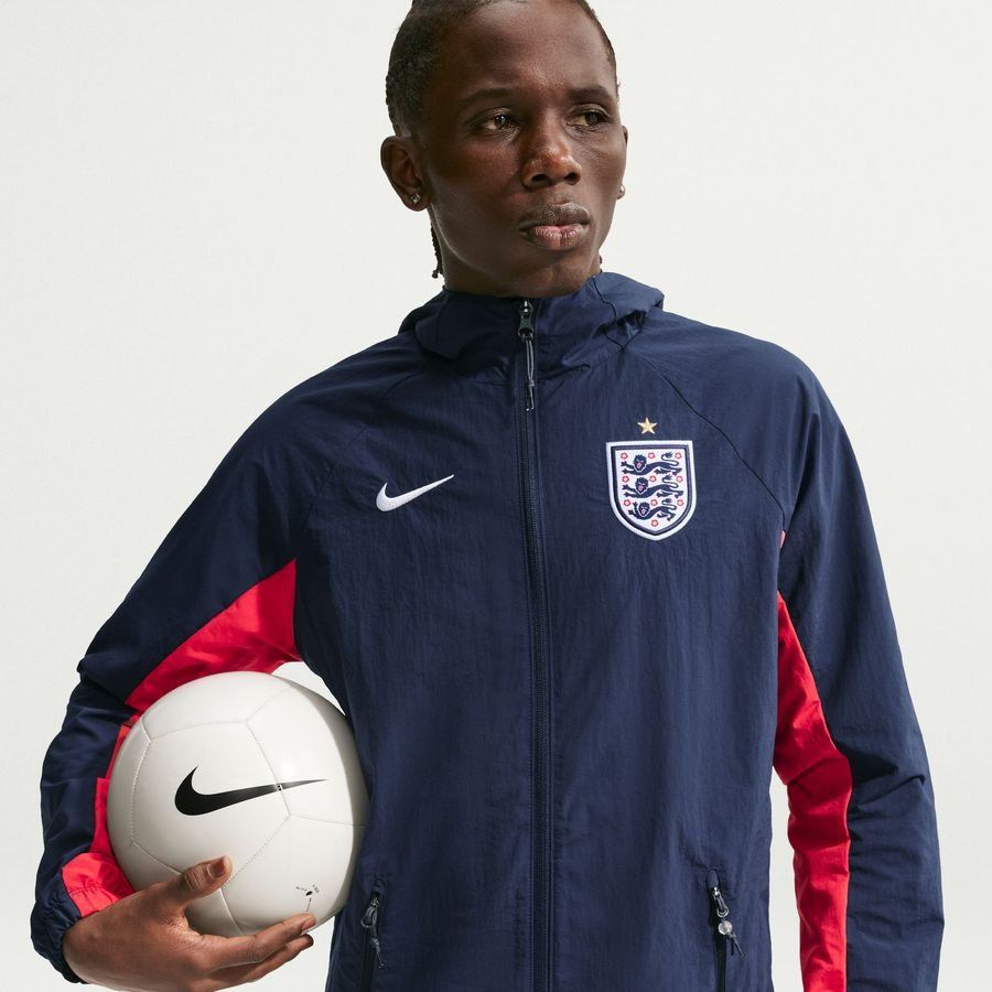 2026 England Jacket Dri FIT AWF Woven World Cup Obsidian/Speed Red/White
