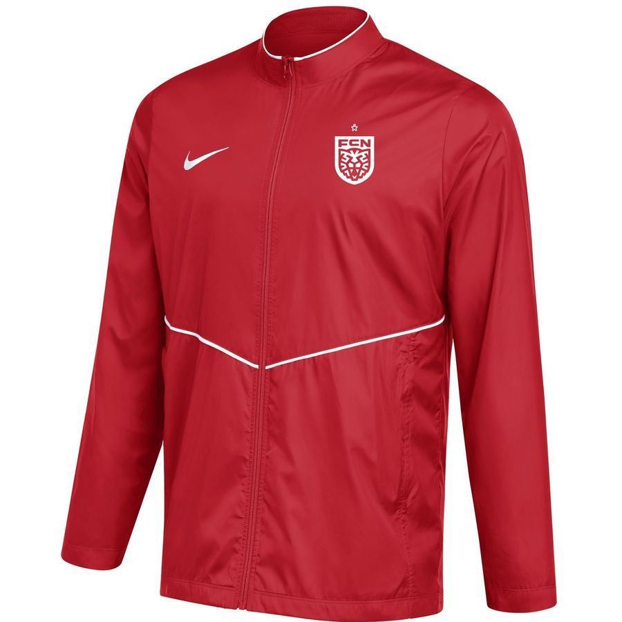 F.C. Nordsjælland Rain Jacket Red/White Kit