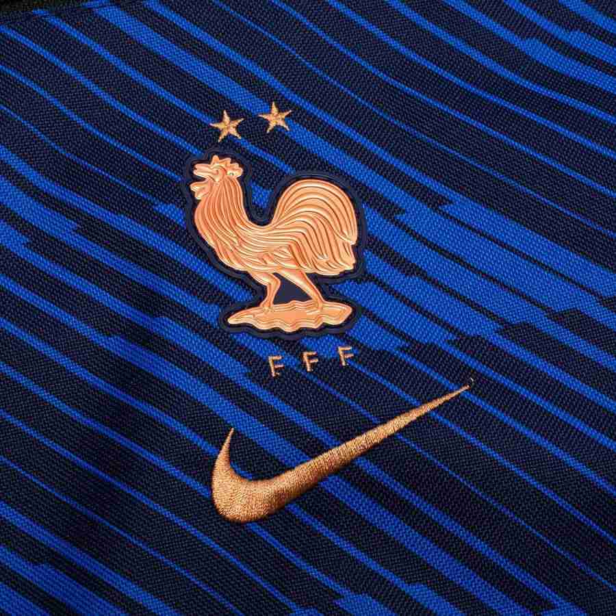 France Gym Sack Academy Blackened Blue/Game Royal/Metallic Copper Apparel