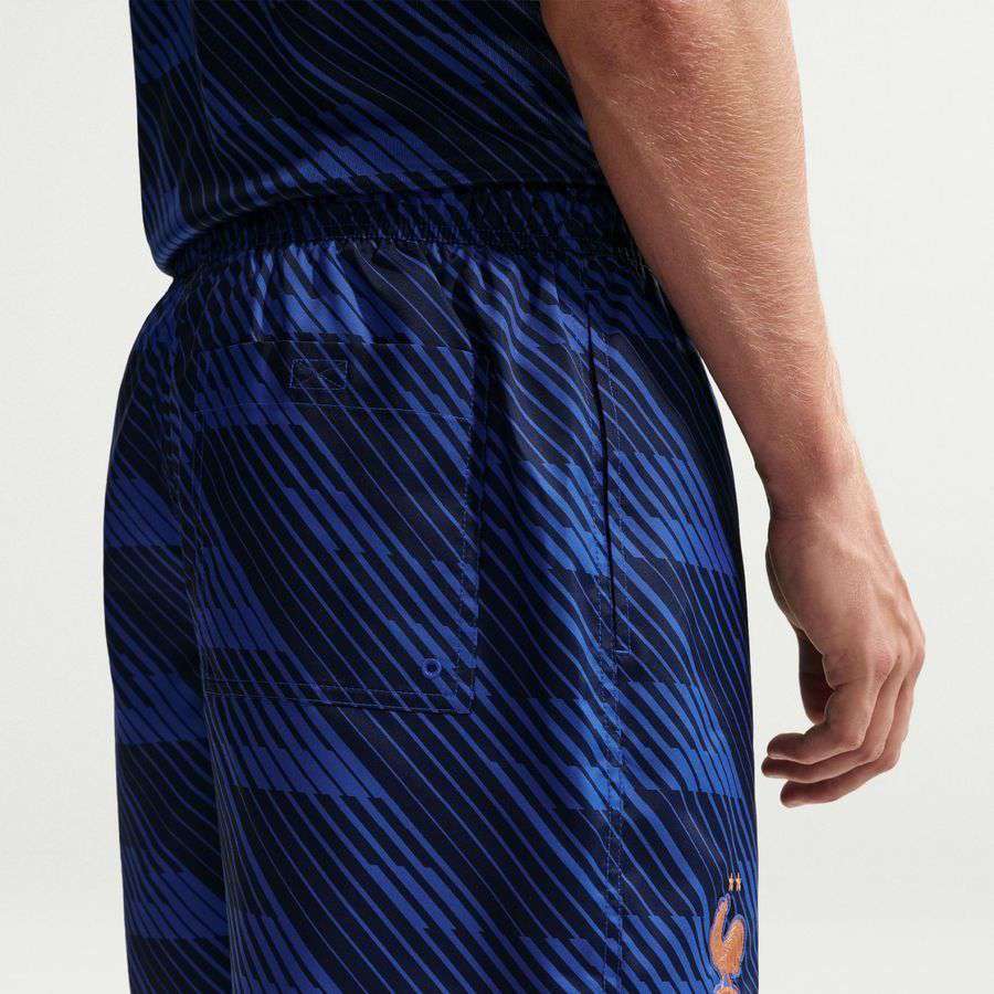 2026 France Shorts Club Woven Flow World Cup Game Royal/Metallic Copper Uniform