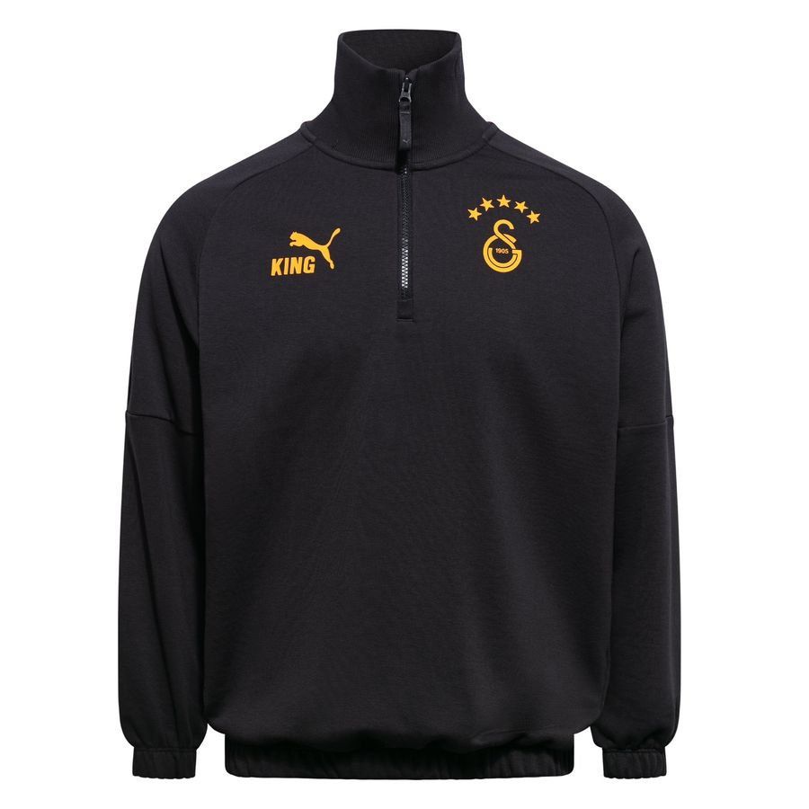 Galatasaray Pullover Zip King Dark Grey/Yellow Kit 1/4