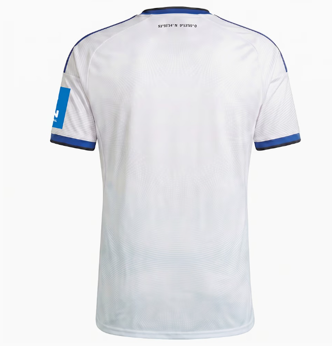 Hamburger SV 26-27 Home — Volksparkstadion coordinates + subtle stadium print-UniFootball Store