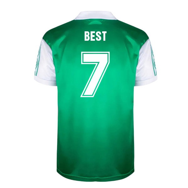 [BSJ] Hibernian Retro Football Shirt Home Kit 1980 (Best 7) Jersey