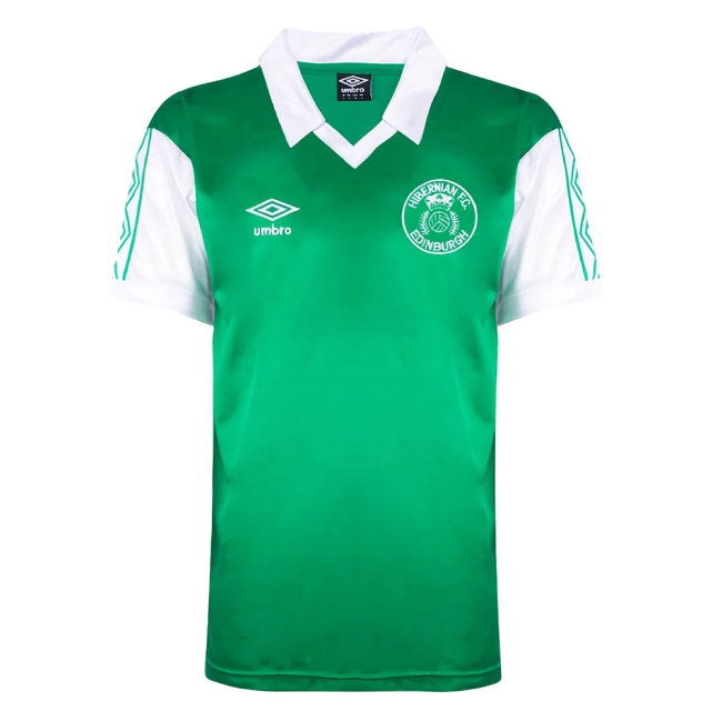 [BSJ] Hibernian Retro Football Shirt Home Apparel 1980 (McGinlay 7) Jersey