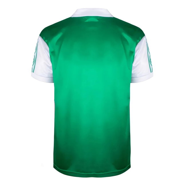 [BSJ] Hibernian Retro Football Shirt Home Kit 1980 (Gray 2) Jersey