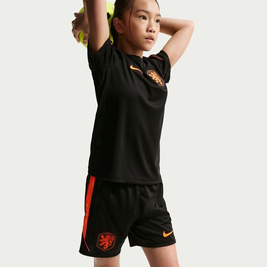 2026 Holland Shorts Dri FIT Strike World Cup Black/Hyper Crimson Training Kids