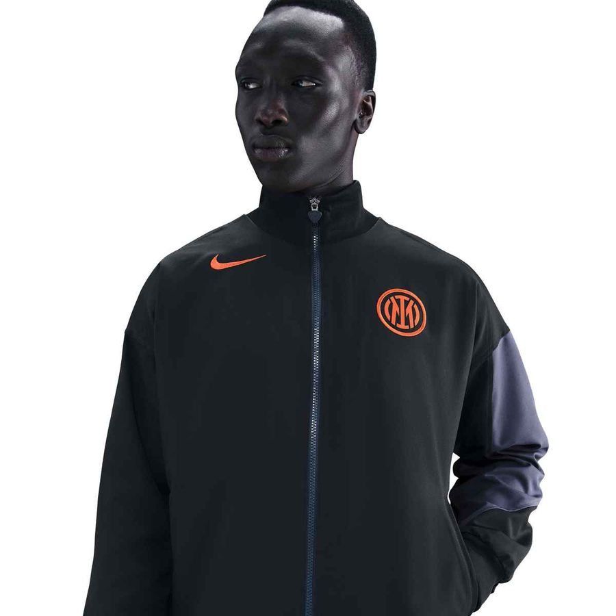 Inter Jacket Dri FIT Strike Anthem Black/Thunder Blue/Safety Training Orange