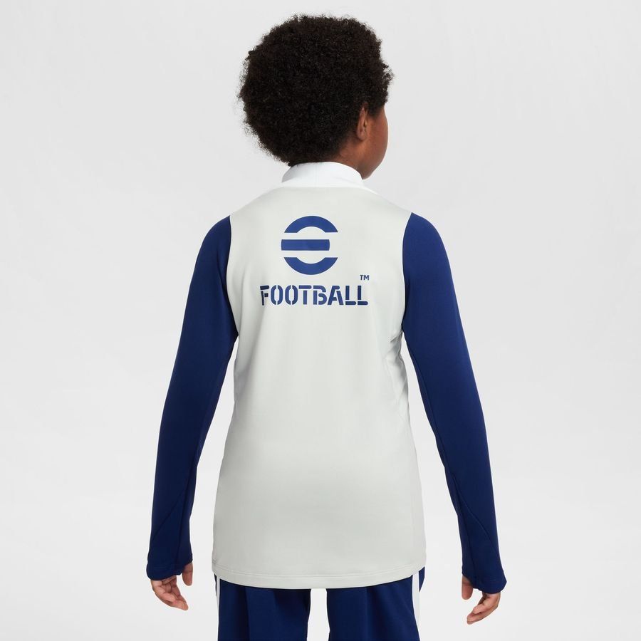 Inter Dri FIT Strike Drill Haze/Blue Void/Ghost Aqua Training Kids Grey Uniform