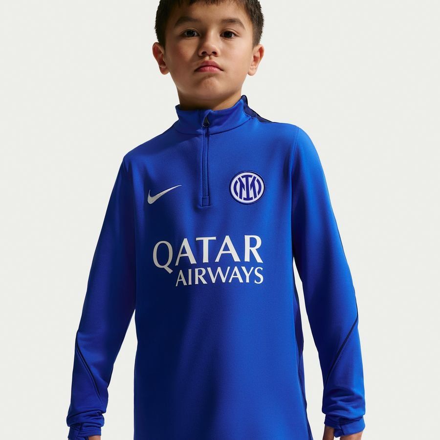 Inter Dri FIT Strike Drill Lyon Blue/Blue Void/White Training Kids Apparel