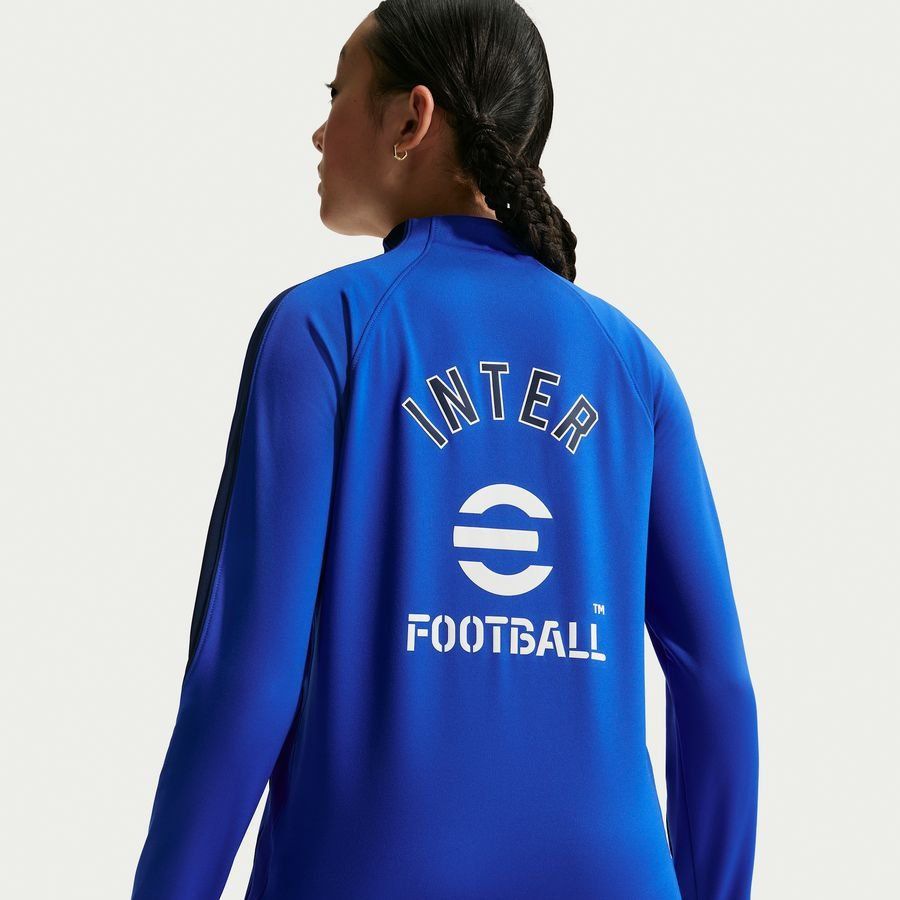 Inter Dri FIT Strike Drill Lyon Blue/Blue Void/White Training Kids Apparel