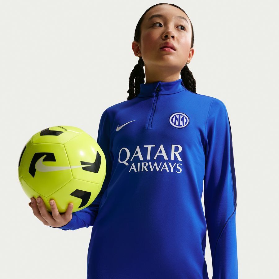 Inter Dri FIT Strike Drill Lyon Blue/Blue Void/White Training Kids Apparel