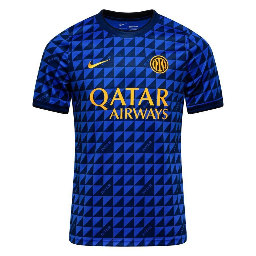 Inter Pre Match Lyon Blue/Black/University Training Gold Uniform T