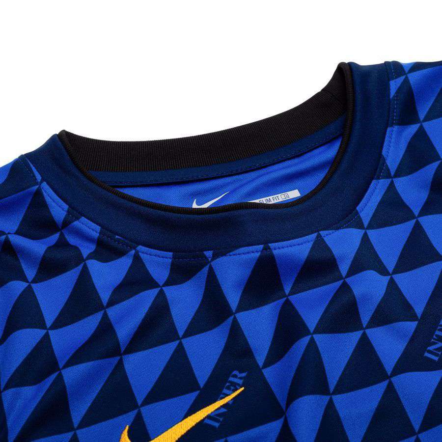 Inter Pre Match Lyon Blue/Black/University Training Gold Uniform T