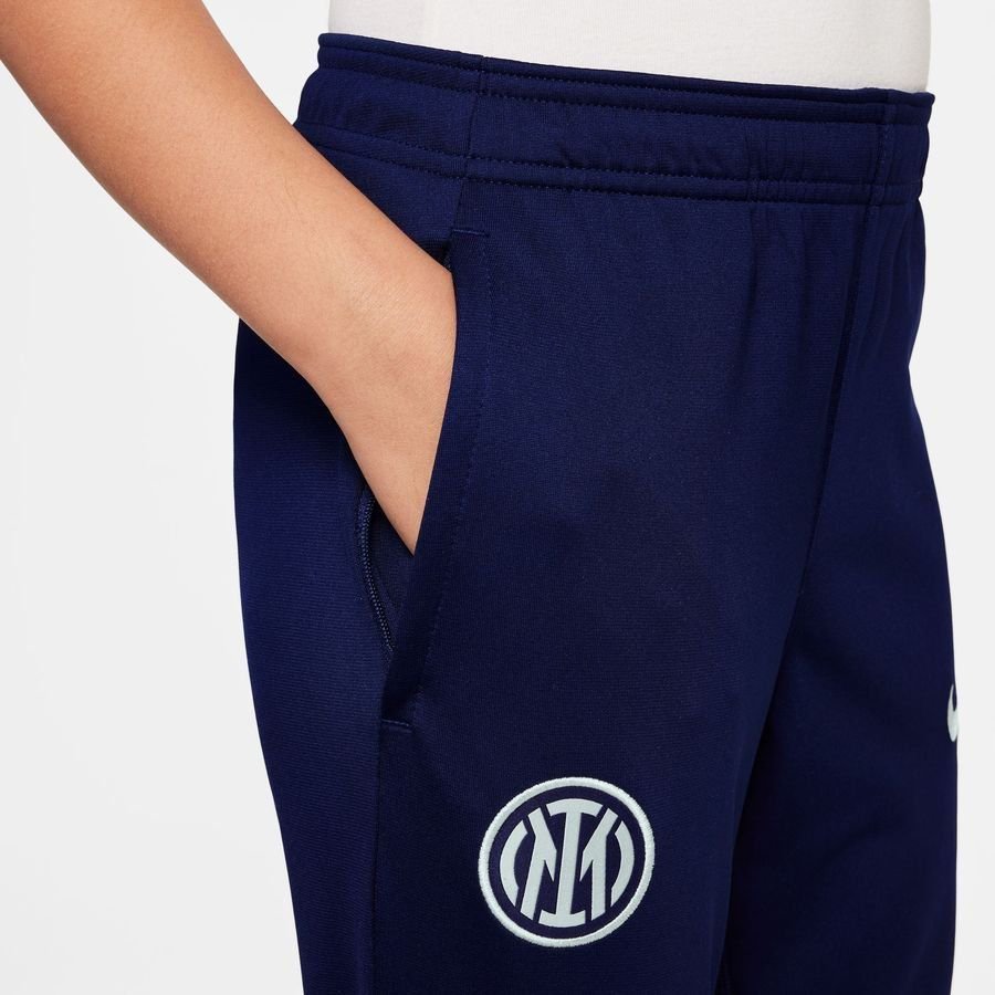 Inter Trousers Dri FIT Strike Void/Ghost Aqua Training Kids Blue Uniform