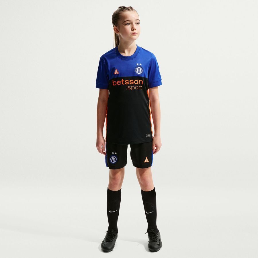 Inter ACG Shorts Fourth Kids Kit X 2025/26