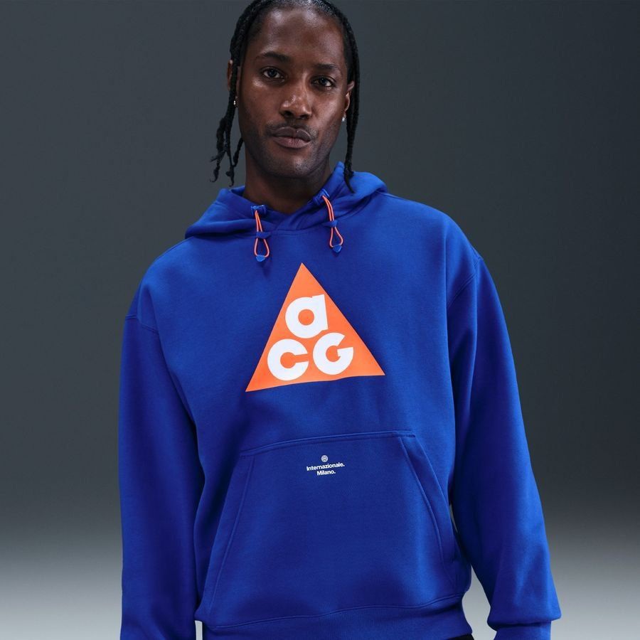 Inter ACG Hoodie Therma FIT Pullover Hyper Blue/Safety Orange/White Apparel X