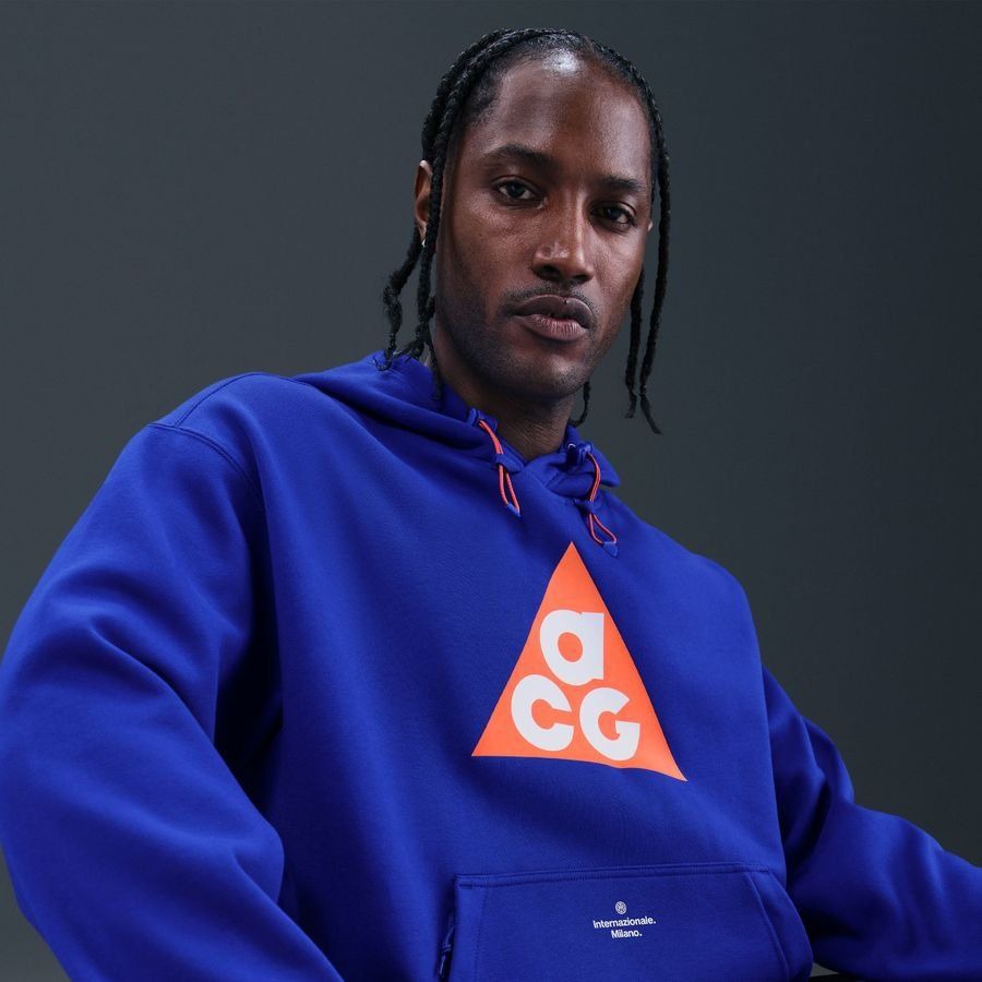 Inter ACG Hoodie Therma FIT Pullover Hyper Blue/Safety Orange/White Apparel X