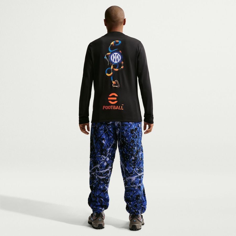Inter ACG Dri FIT Academy Pro Pre Match Warm Black/Safety Training Orange