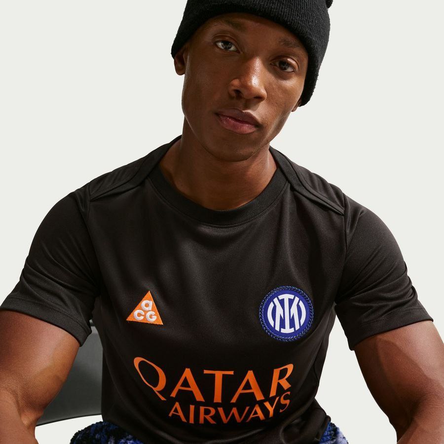 Inter ACG Dri FIT Academy Pro Pre Match Black/Safety Training Orange Apparel X