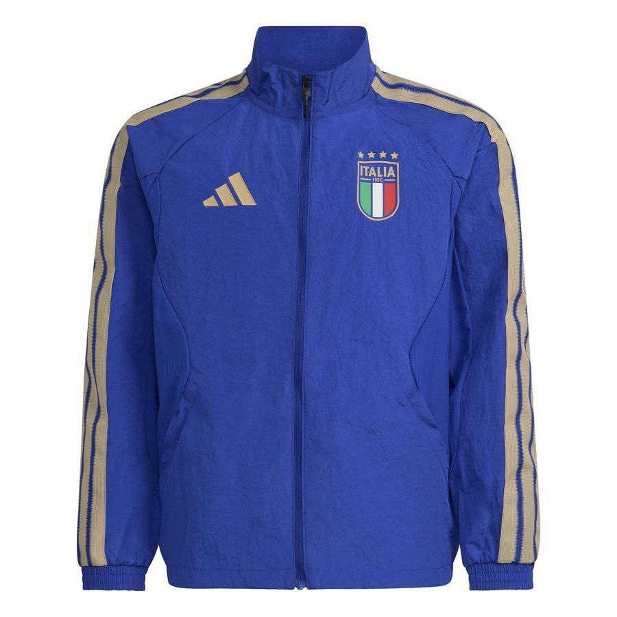 Italy Jacket Anthem Training Kids Blue Uniform