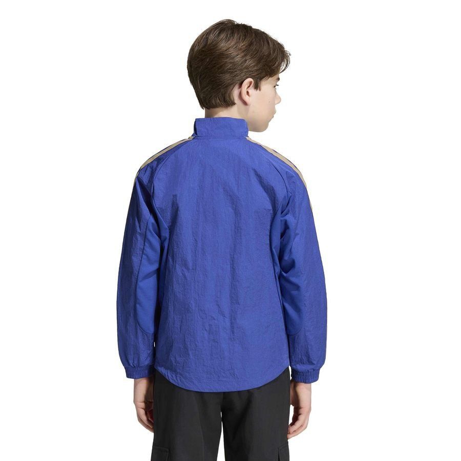 Italy Jacket Anthem Training Kids Blue Uniform