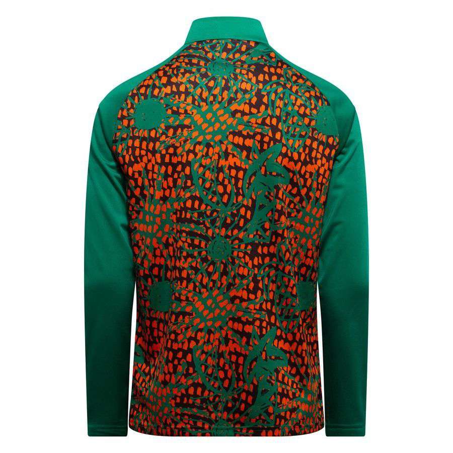 2026 Ivory Coast Pre Match Zip World Cup Sport Green/Brown Training Kit 1/4