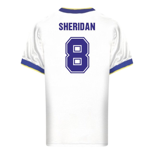 [BSJ] Leeds United Retro Football Shirt Apparel 1986 (Sheridan 8)