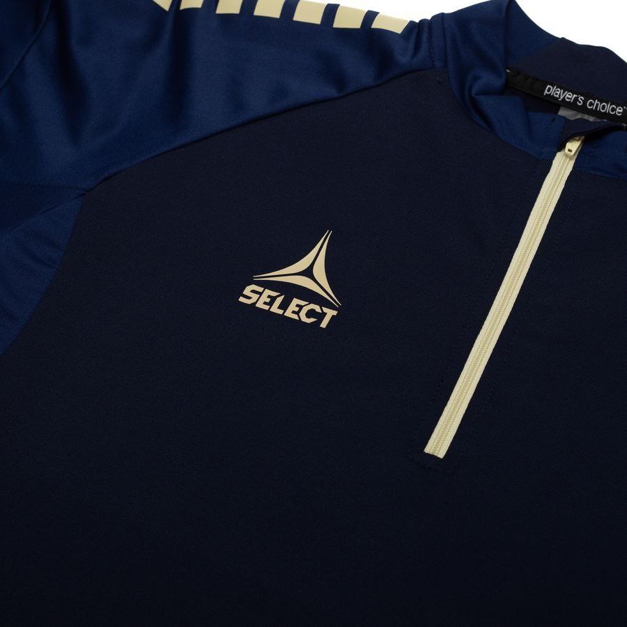 Lyngby BK Zip Navy/Beige Training Elite Uniform 1/4