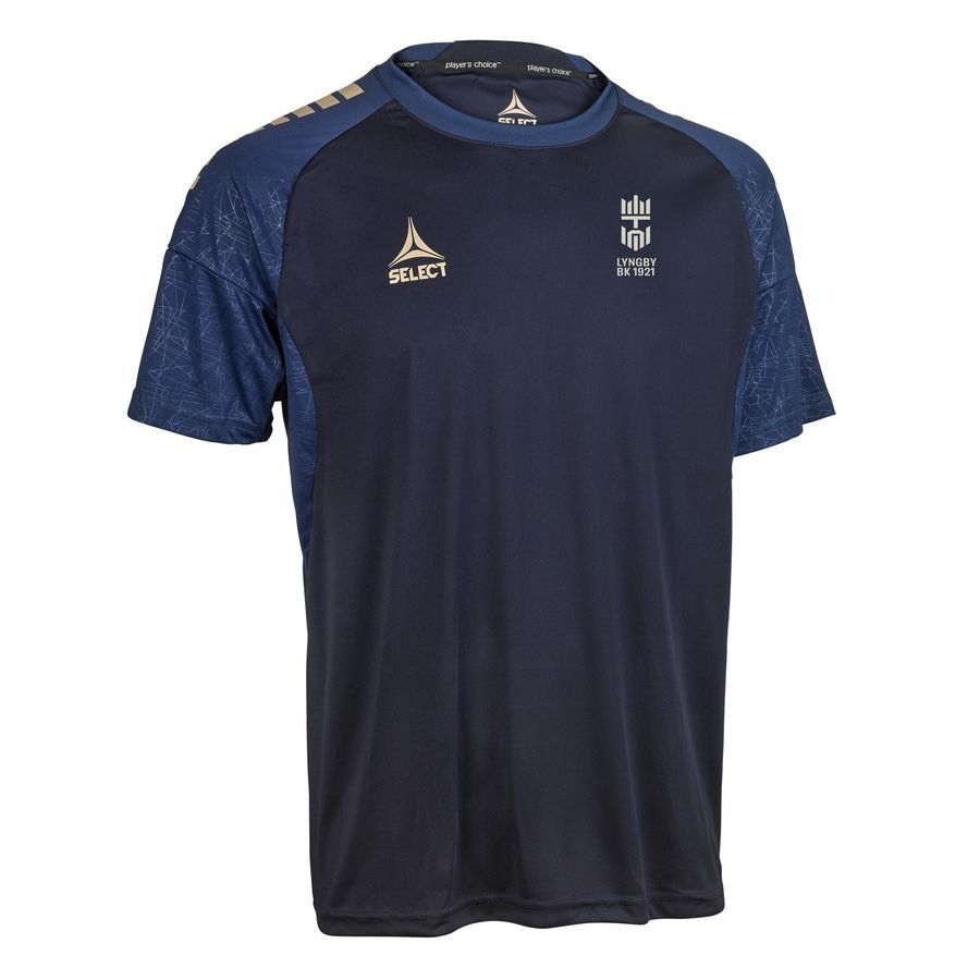 Lyngby BK Navy/Beige Training Elite Jersey T