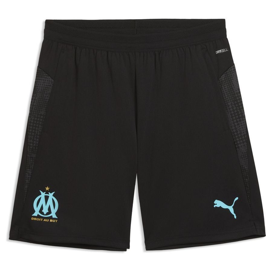 Marseille Shorts Black/Team Aqua Training Uniform