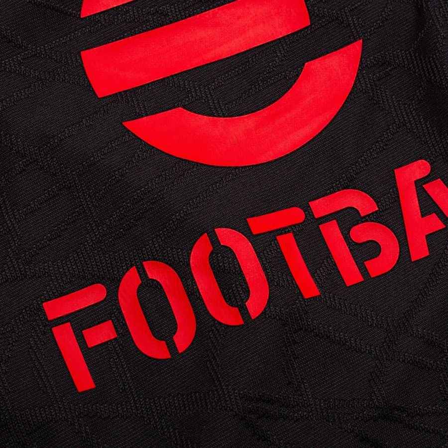 Milan Zip Flat Dark Gray/For All Time Training Red Jersey 1/4