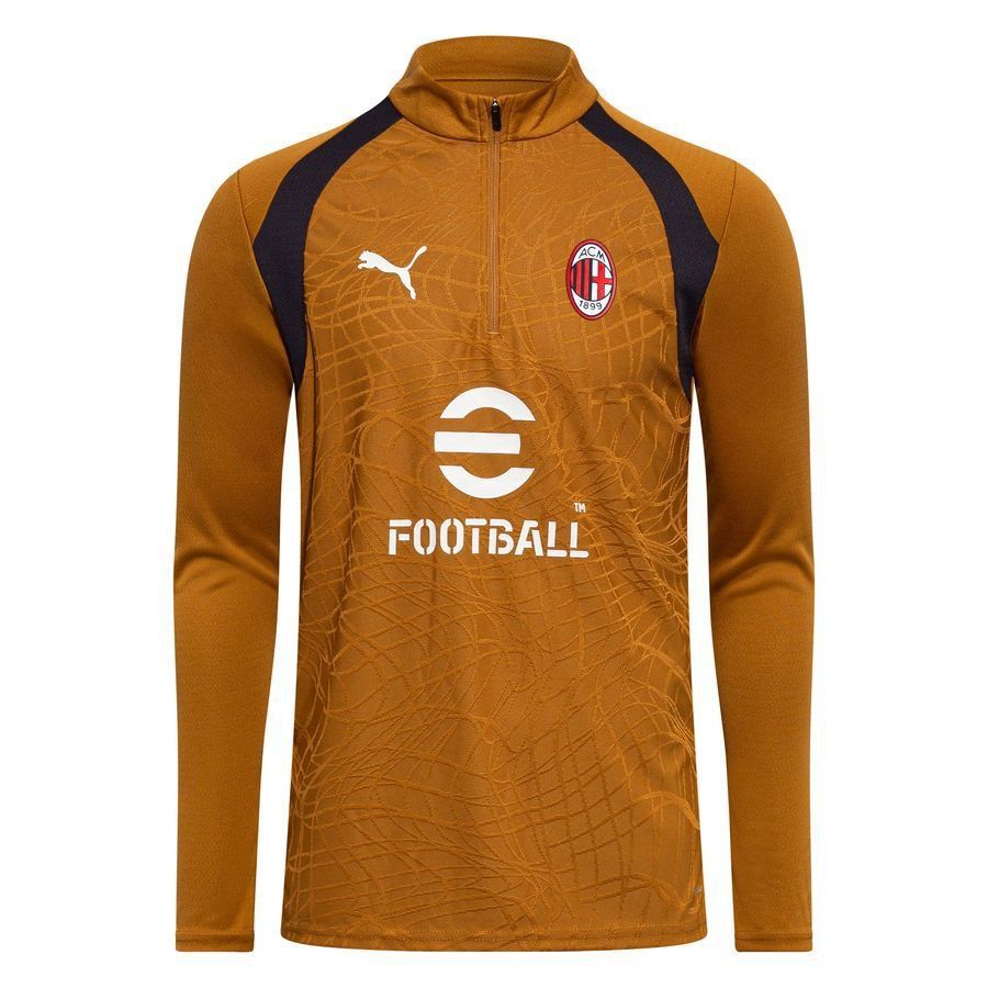 Milan Zip Training Gold Uniform 1/4