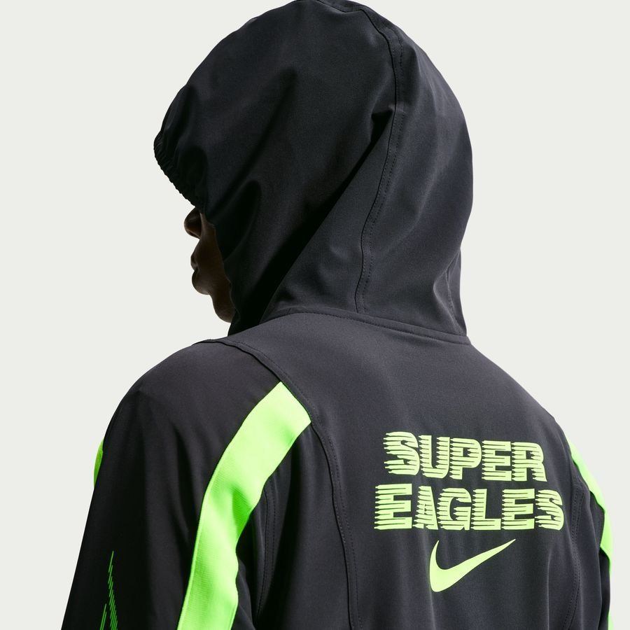 Nigeria Track Dri FIT Energy Woven Black/Pro Green/Electric Green Uniform