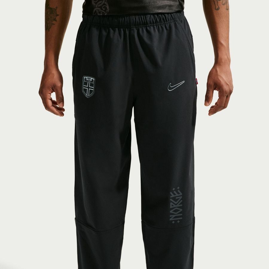 2026 Norway Track Pants Dri FIT Energy Woven World Cup Black/Anthracite Jersey