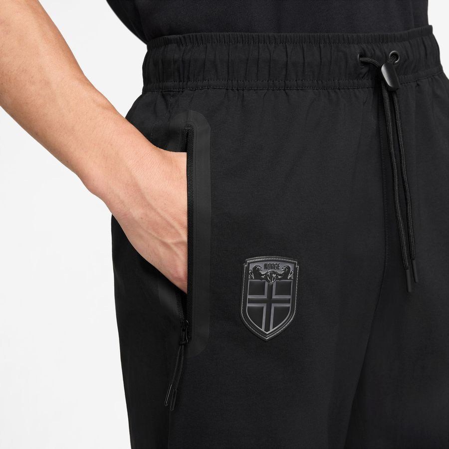 2026 Norway Trousers Tech Woven World Cup Black/Anthracite Training Apparel