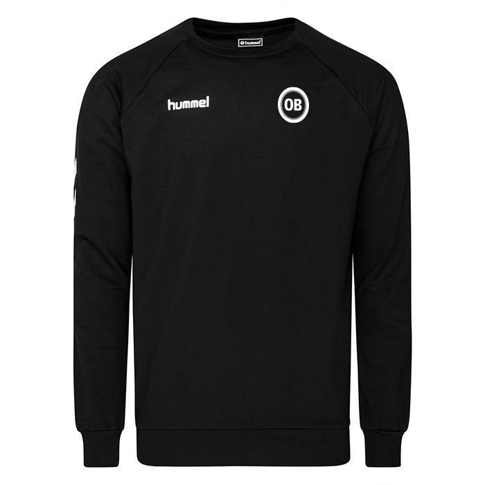 Odense Boldklub Sweatshirt Go Cotton Black/White Kit