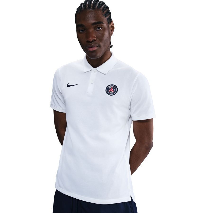 Paris Saint Germain Polo Dri FIT White/Midnight Navy Kit 2.0