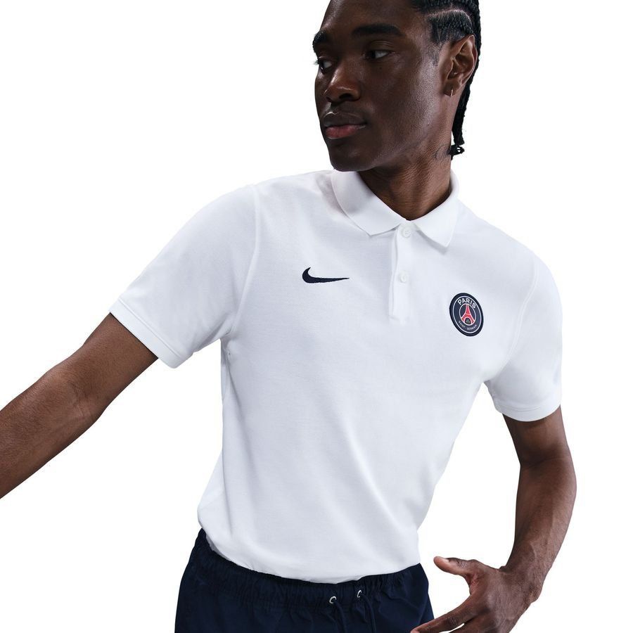 Paris Saint Germain Polo Dri FIT White/Midnight Navy Kit 2.0