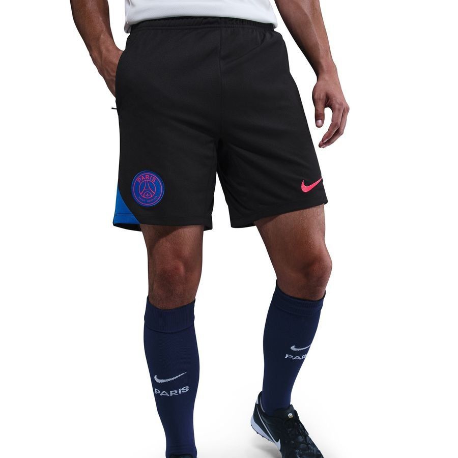 Paris Saint Germain Shorts Dri FIT Strike Black/Hyper Royal/Global Training Red