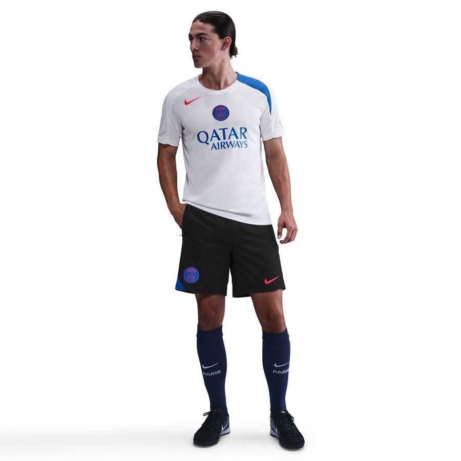 Paris Saint Germain Shorts Dri FIT Strike Black/Hyper Royal/Global Training Red