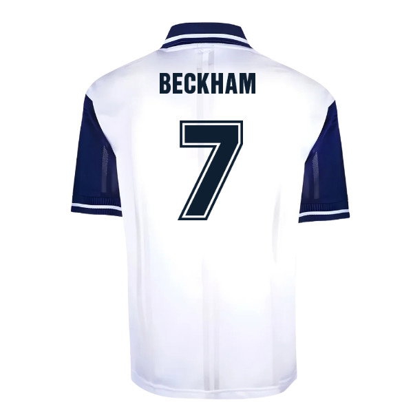 [BSJ] Preston North End Retro Football Shirt Home Kit 1996 (Beckham 7) Jersey